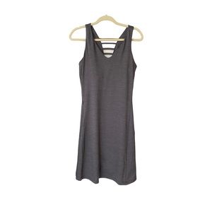 Toad&Co Tech Tomboy Tank Dress Women’s Size Medium Heather Gray Sleeveless Dress
